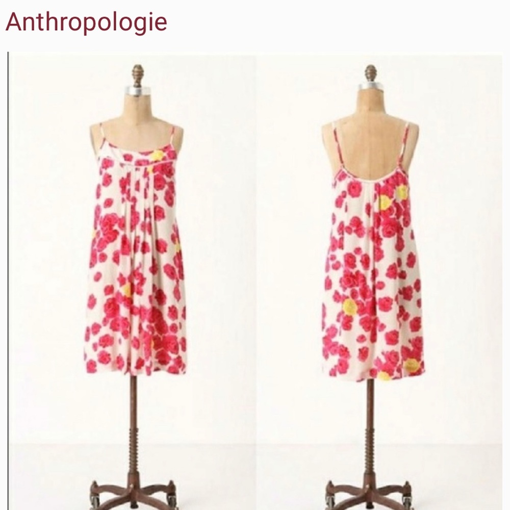 Anthropologie Moulinette Soeurs Dress 4 100% Silk